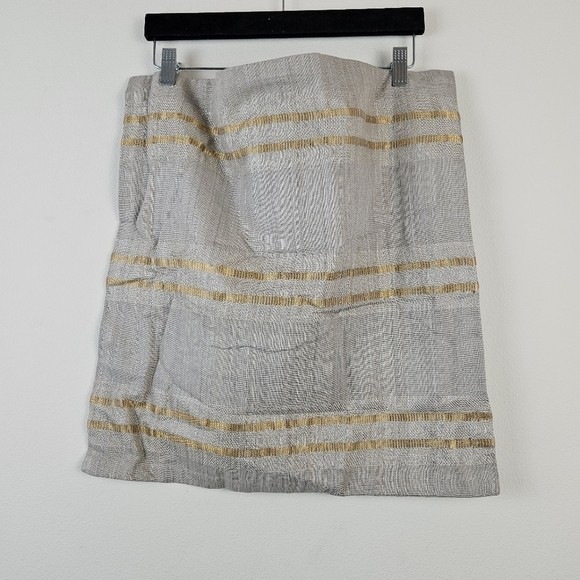 West Elm Square (Silk, Cotton & Rayon) Throw Pillow Cover Case 19.5" x 19.5" NWT - Picture 5 of 5